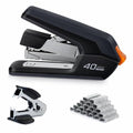 Minimalist Leven Effortless Desktop Stapler, 40 Sheet Capacity, One Finger Touch Set
