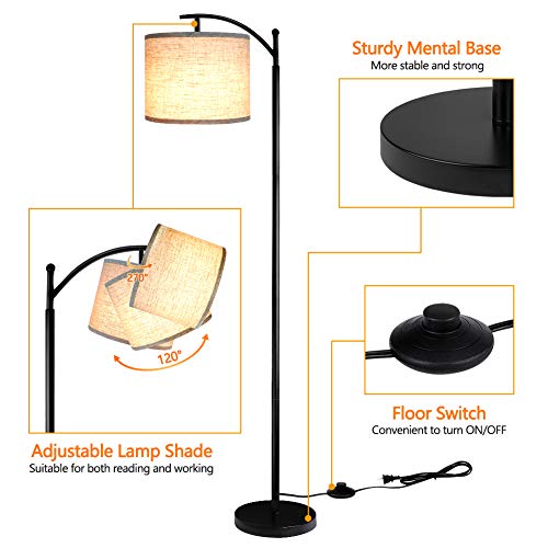 ROTTOGOON Floor Lamp for Living Room with 3 Color Temperatures Essentials