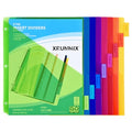 refined 8-Tab Binder Dividers - Index Pockets Divider for Set