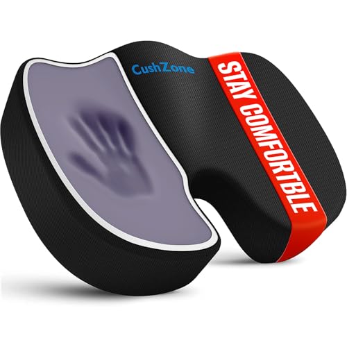 Modern CushZone Seat Cushion - Memory Foam Office Chair Cushion for Kit