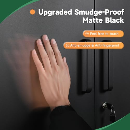 Minimalist Letaya Metal Garage Storage Cabinets with Lock-72 Kit
