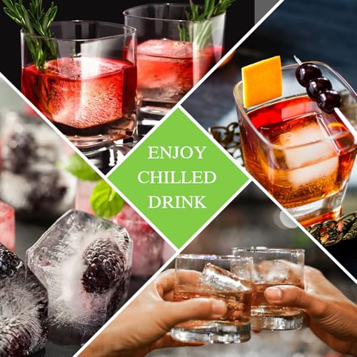 Modern Large Ice Cube Tray for Whiskey: 2" Big Silicone Ice