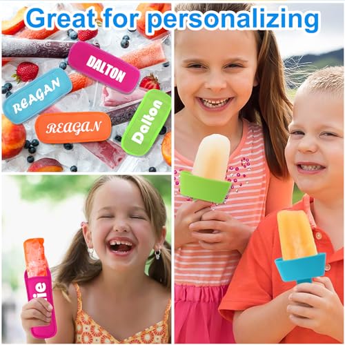 Minimalist AIERSA 8pcs Popsicle Holders and Ice Pop Sleeves Set for for Daily Use
