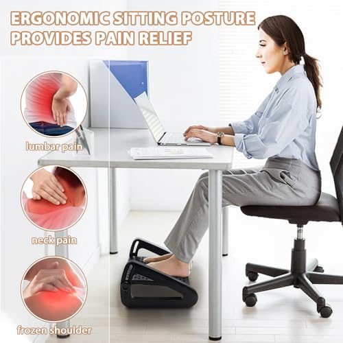 Classic CasaZenith Foot Rest, Six Heights Adjustable Foot Rest for Collection