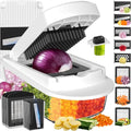 Eco-Friendly 8 Blade All-in-1 Vegetable Chopper Mandoline Slicer Set