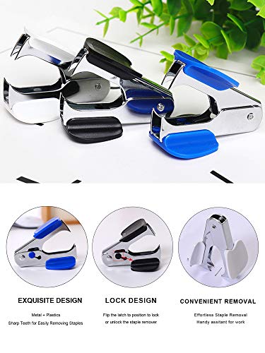 Minimalist Leven Effortless Desktop Stapler, 40 Sheet Capacity, One Finger Touch Set