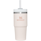 Splash-Resistant FlowState The Quencher H2.0 Flowstate Tumbler  | Stanley Create D329E - Double-Wall Vacuum Insulated Travel Tumbler with Straw Detail