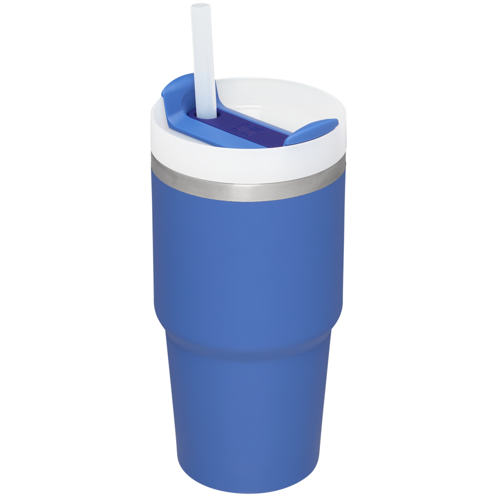 Large Capacity The Quencher H2.0 Flowstate Tumbler | Stanley Create D330L - Double-Wall Vacuum Insulated Travel Tumbler with Straw Detail