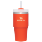 Insulated Travel The Quencher H2.0 Flowstate Tumbler D030T - Premium Stainless Steel Straw Cup for All-Day Hydration - Tigerlily