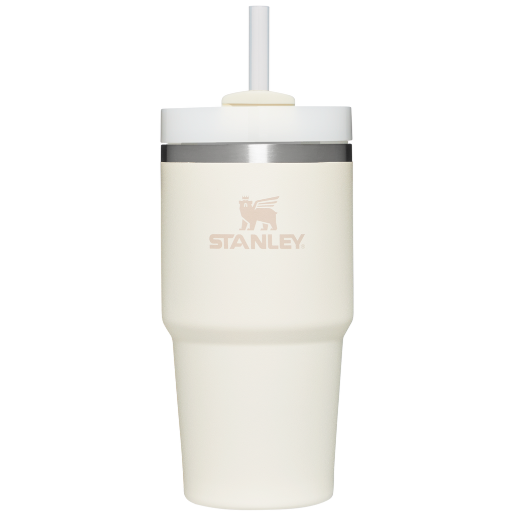 Large Capacity The Quencher H2.0 Flowstate Tumbler | Stanley Create D330L - Double-Wall Vacuum Insulated Travel Tumbler with Straw Detail