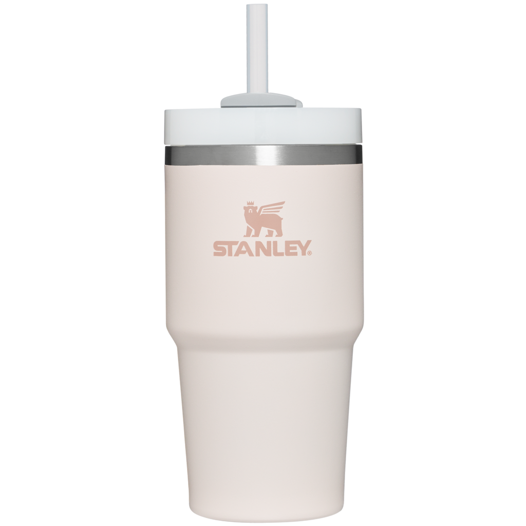 Large Capacity The Quencher H2.0 Flowstate Tumbler | Stanley Create D330L - Double-Wall Vacuum Insulated Travel Tumbler with Straw Detail