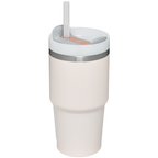Large Capacity The Quencher H2.0 Flowstate Tumbler | Stanley Create D330L - Double-Wall Vacuum Insulated Travel Tumbler with Straw Detail