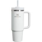 Splash-Resistant FlowState The Quencher H2.0 Flowstate Tumbler D051L - Double-Wall Vacuum Insulated Travel Tumbler with Straw - Frost