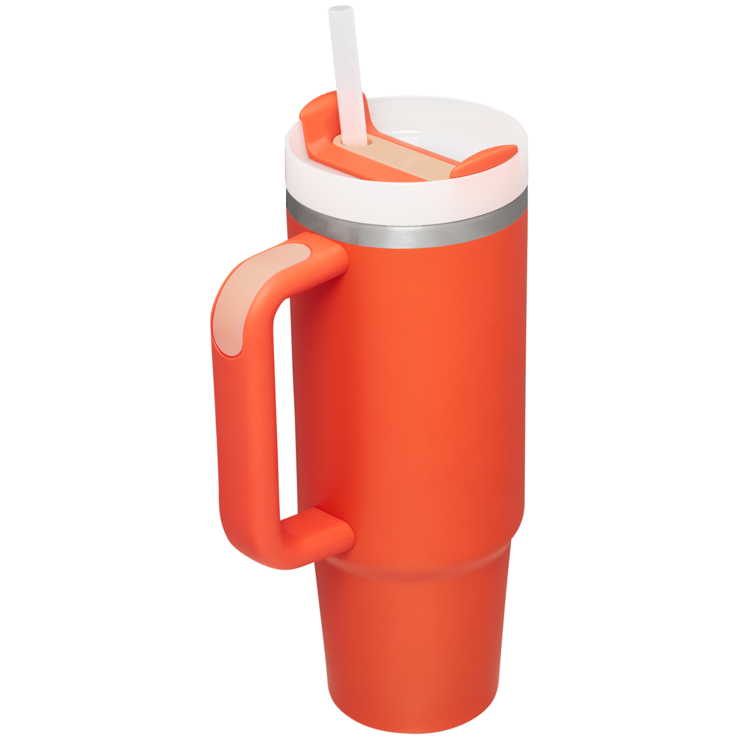Splash-Resistant FlowState The Quencher H2.0 Flowstate Tumbler D051L - Double-Wall Vacuum Insulated Travel Tumbler with Straw Detail