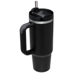 Splash-Resistant FlowState The Quencher H2.0 Flowstate Tumbler D051L - Double-Wall Vacuum Insulated Travel Tumbler with Straw Detail