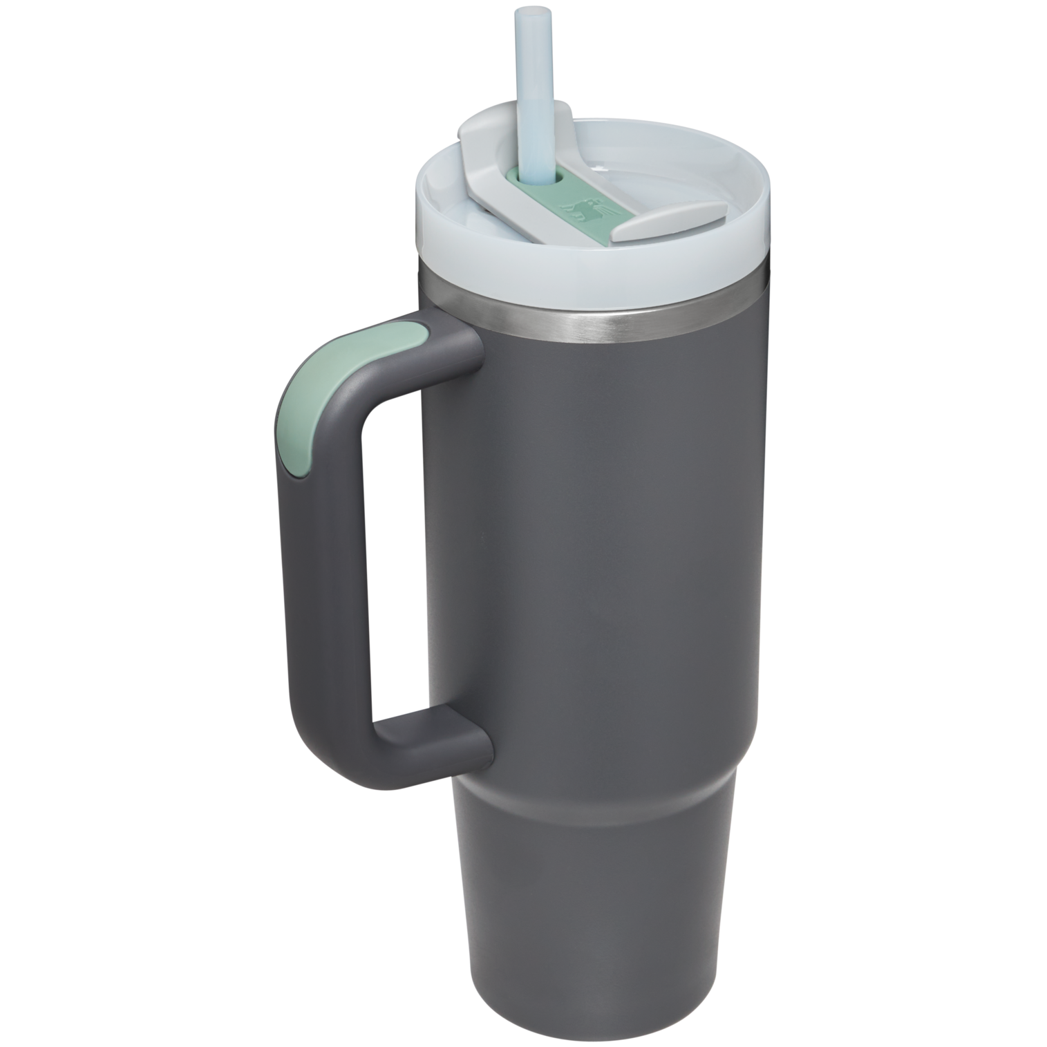 Splash-Resistant FlowState The Quencher H2.0 Flowstate Tumbler D051L - Double-Wall Vacuum Insulated Travel Tumbler with Straw Detail