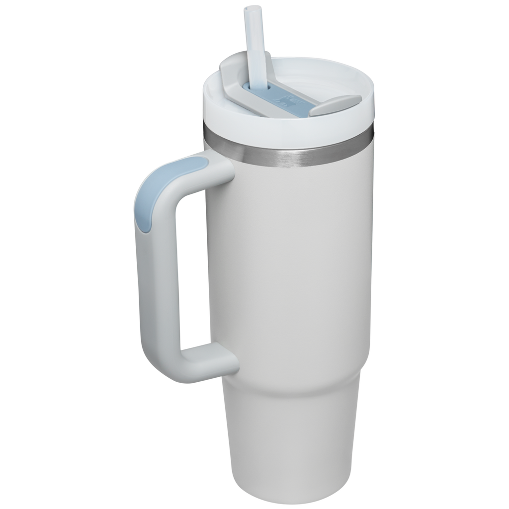 Splash-Resistant FlowState The Quencher H2.0 Flowstate Tumbler D051L - Double-Wall Vacuum Insulated Travel Tumbler with Straw Detail