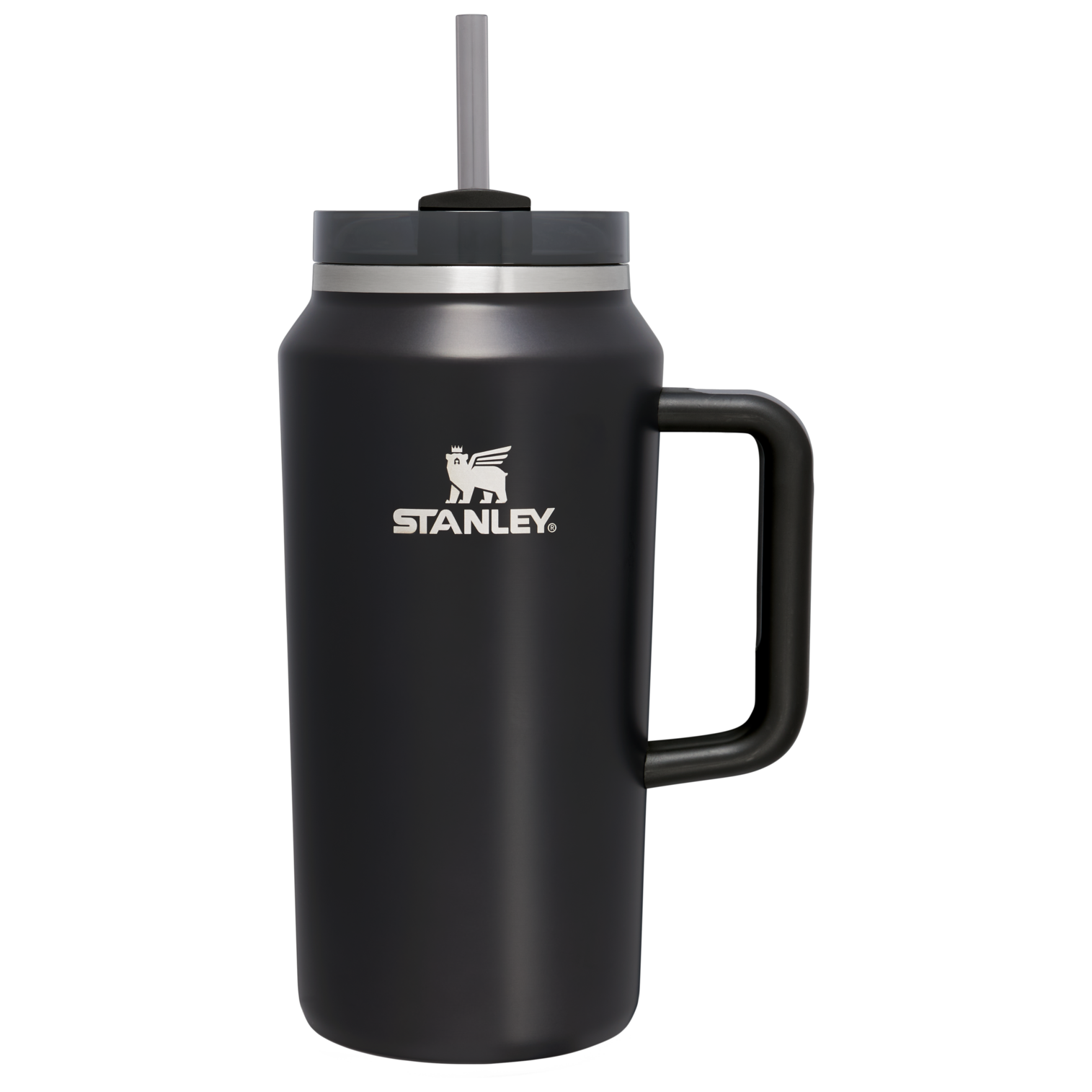 Car-Cup Friendly The Quencher H2.0 Flowstate Tumbler D033Q - Double-Wall Vacuum Insulated Travel Tumbler with Straw - Black Glow