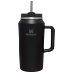 Car-Cup Friendly The Quencher H2.0 Flowstate Tumbler D033Q - Double-Wall Vacuum Insulated Travel Tumbler with Straw - Black