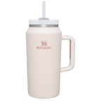 Car-Cup Friendly The Quencher H2.0 Flowstate Tumbler D033Q - Double-Wall Vacuum Insulated Travel Tumbler with Straw - Rose Quartz