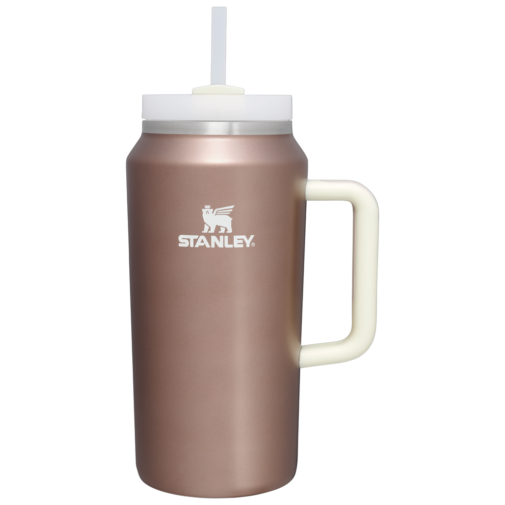 Splash-Resistant FlowState The Quencher H2.0 Flowstate Tumbler D365U - Double-Wall Vacuum Insulated Travel Tumbler with Straw Detail