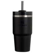 Large Capacity The Quencher H2.0 Flowstate Tumbler | Stanley Create D330L - Double-Wall Vacuum Insulated Travel Tumbler with Straw - Black 2.0