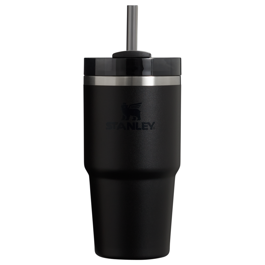 Insulated Travel The Quencher H2.0 Flowstate Tumbler D030T - Premium Stainless Steel Straw Cup for All-Day Hydration - Black 2.0