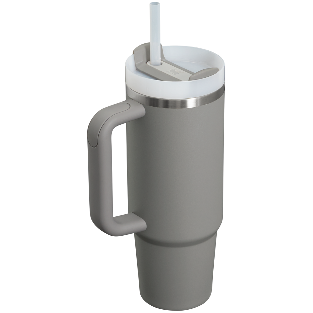 Splash-Resistant FlowState The Quencher H2.0 Flowstate Tumbler D051L - Double-Wall Vacuum Insulated Travel Tumbler with Straw Detail