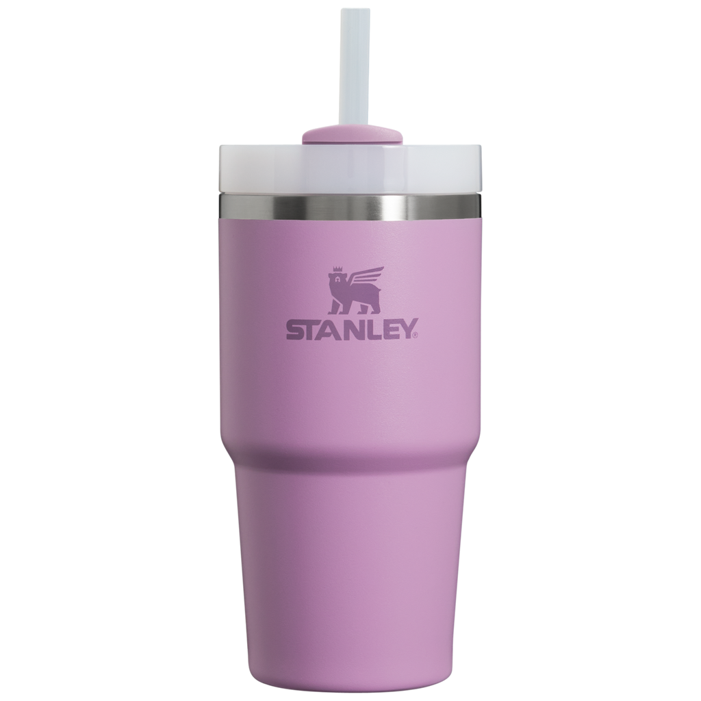 Large Capacity The Quencher H2.0 Flowstate Tumbler | Stanley Create D330L - Double-Wall Vacuum Insulated Travel Tumbler with Straw Detail