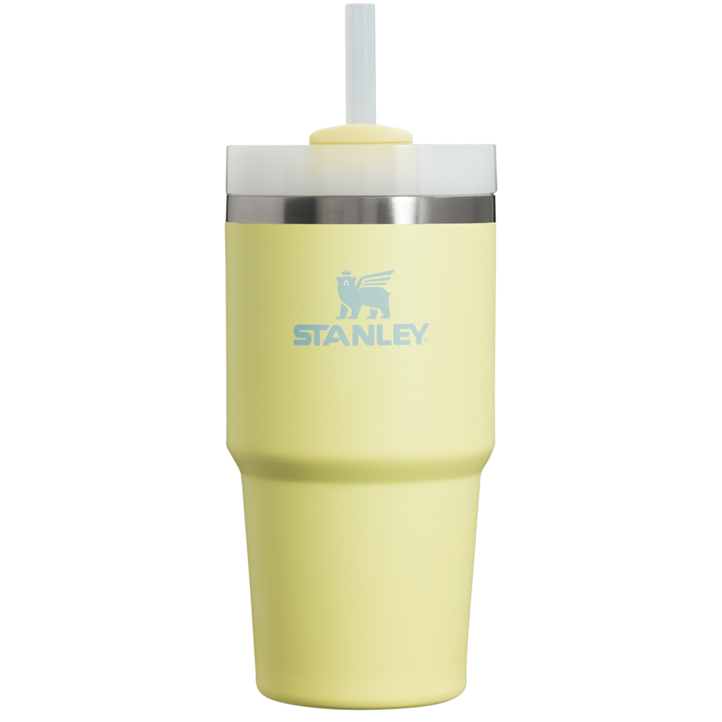 Large Capacity The Quencher H2.0 Flowstate Tumbler | Stanley Create D330L - Double-Wall Vacuum Insulated Travel Tumbler with Straw Detail