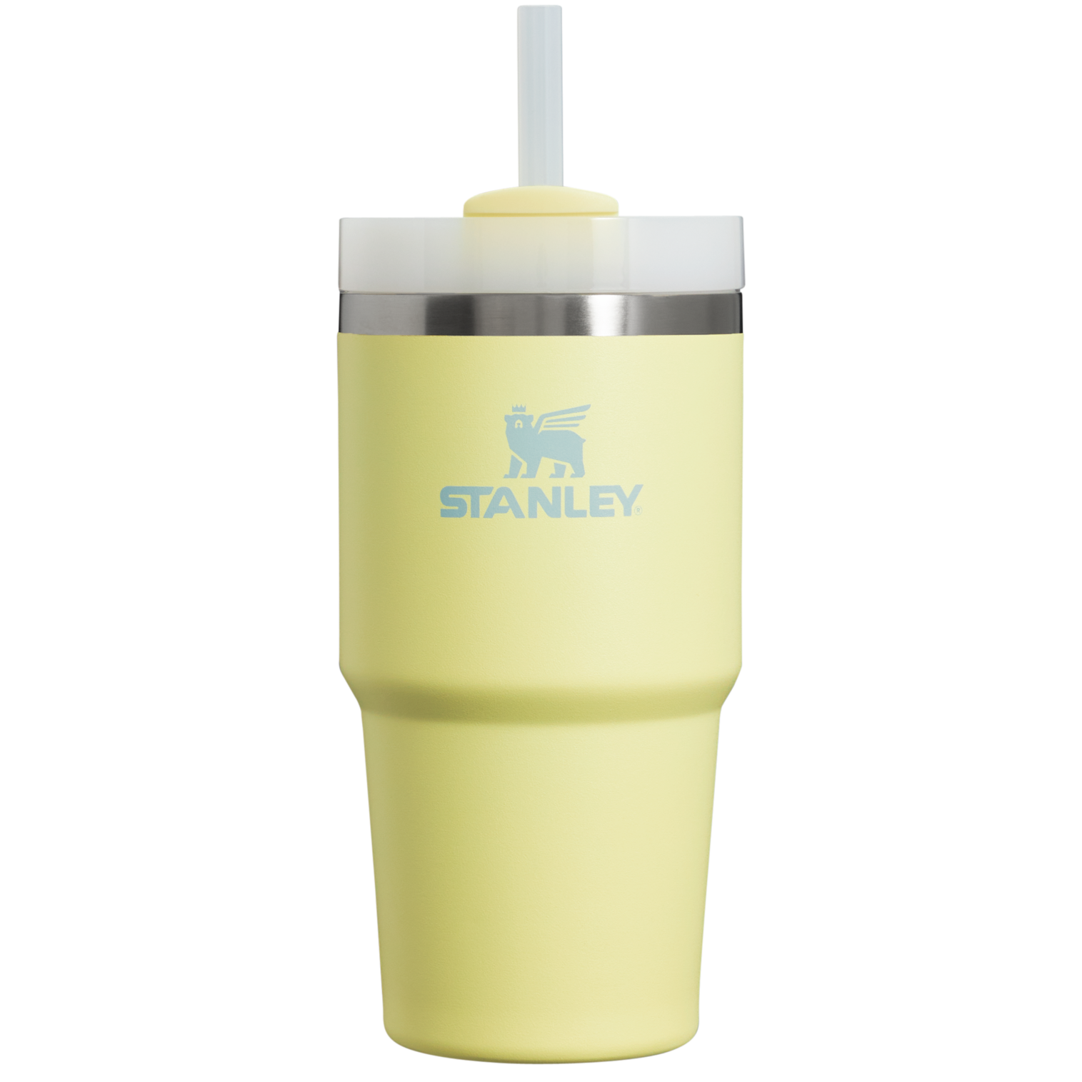 Large Capacity The Quencher H2.0 Flowstate Tumbler | Stanley Create D330L - Double-Wall Vacuum Insulated Travel Tumbler with Straw Detail