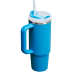 Splash-Resistant FlowState The Quencher H2.0 Flowstate Tumbler D051L - Double-Wall Vacuum Insulated Travel Tumbler with Straw Detail