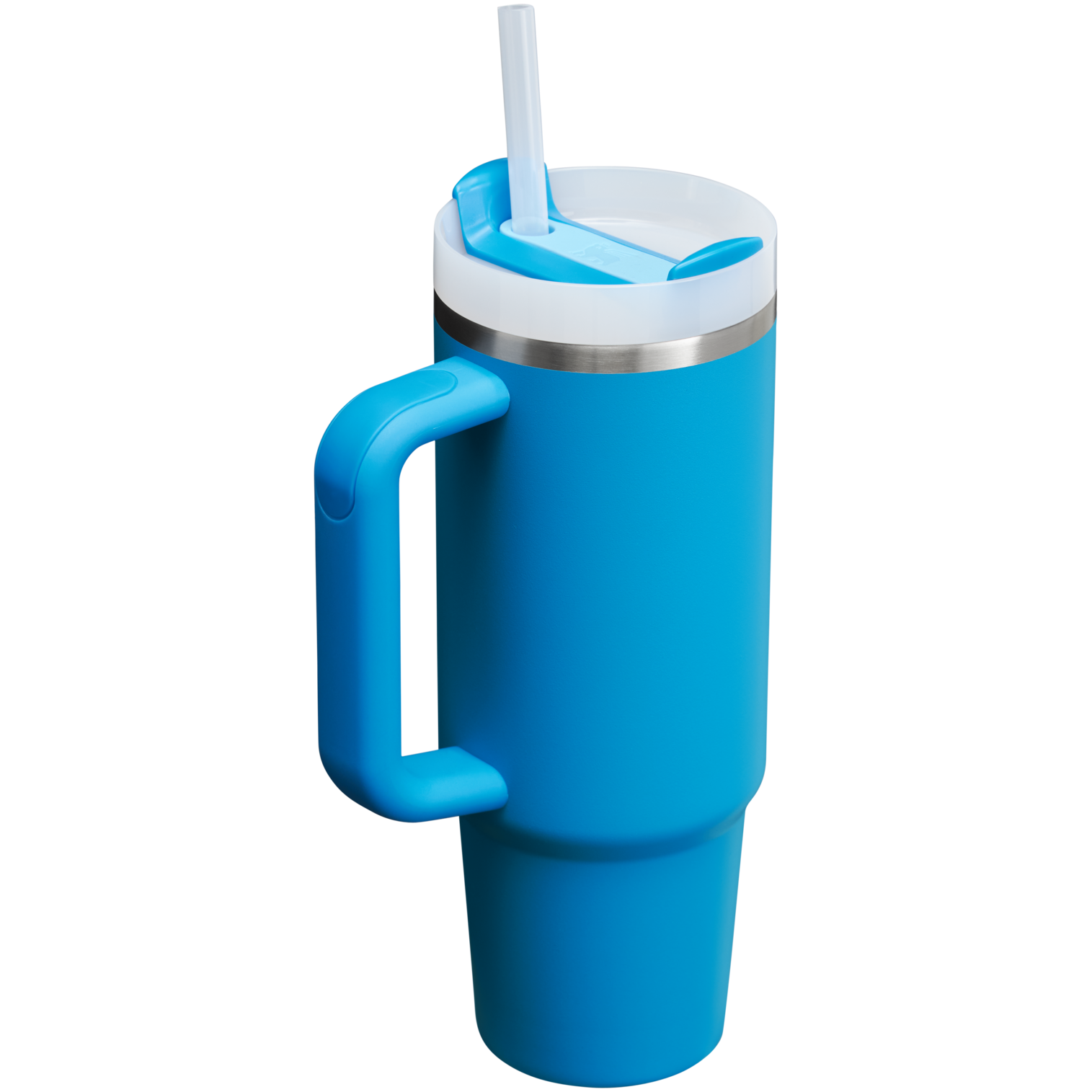 Splash-Resistant FlowState The Quencher H2.0 Flowstate Tumbler D051L - Double-Wall Vacuum Insulated Travel Tumbler with Straw Detail