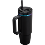 Double-Wall Vacuum The Black Chroma Quencher H2.0 Flowstate Tumbler D107W - FlowState 3-Position Lid Insulated Travel Mug Detail