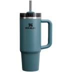 Splash-Resistant FlowState The Quencher H2.0 Flowstate Tumbler D051L - Double-Wall Vacuum Insulated Travel Tumbler with Straw Detail