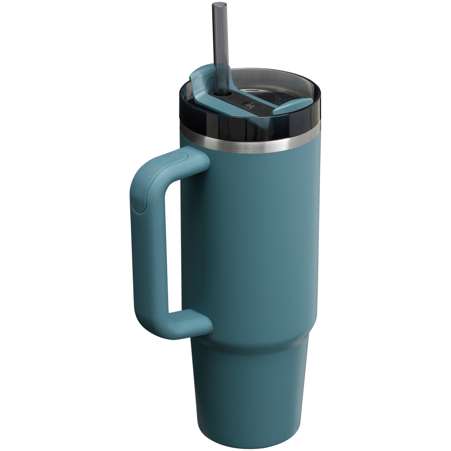 Splash-Resistant FlowState The Quencher H2.0 Flowstate Tumbler D051L - Double-Wall Vacuum Insulated Travel Tumbler with Straw Detail