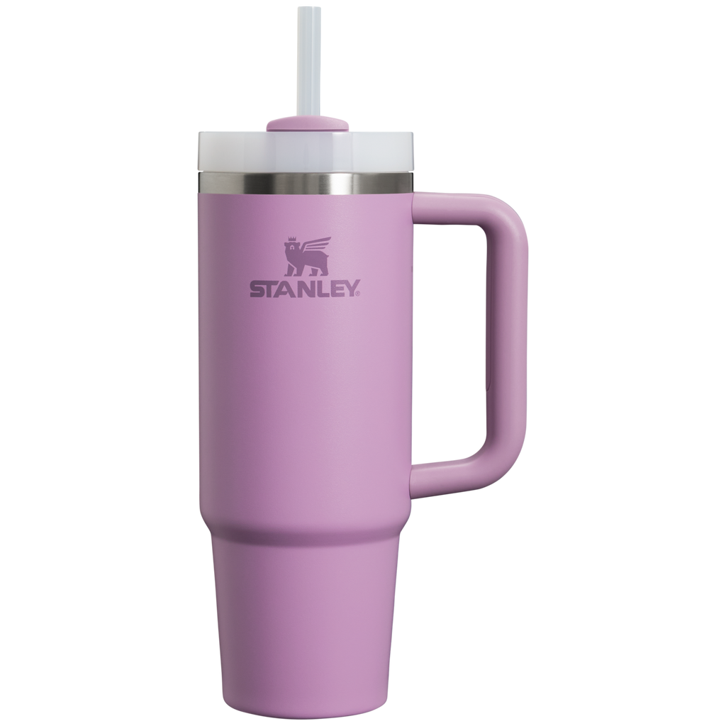 Splash-Resistant FlowState The Quencher H2.0 Flowstate Tumbler D051L - Double-Wall Vacuum Insulated Travel Tumbler with Straw Detail