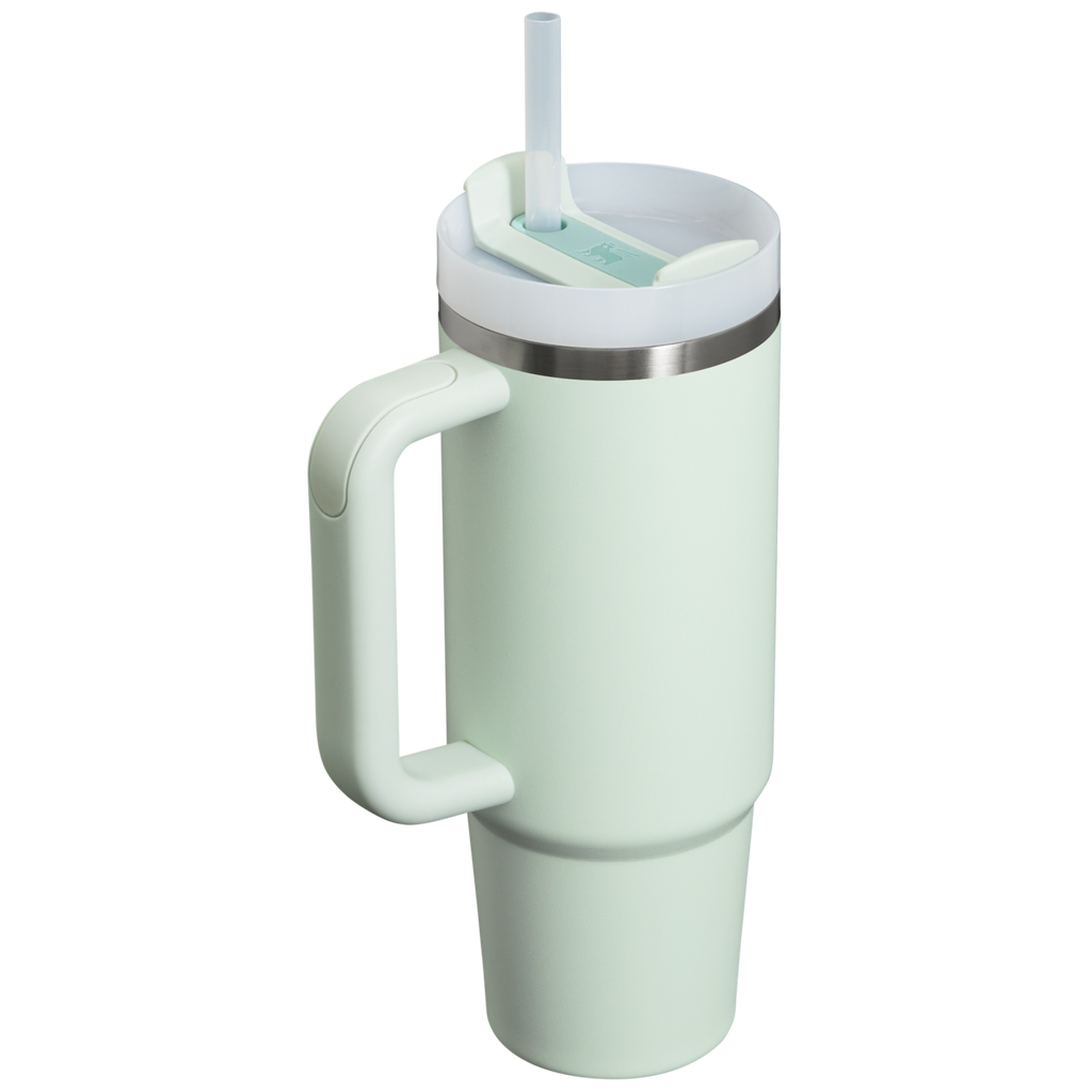 Splash-Resistant FlowState The Quencher H2.0 Flowstate Tumbler D051L - Double-Wall Vacuum Insulated Travel Tumbler with Straw Detail