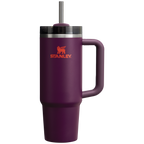 Double-Wall Vacuum The Quencher H2.0 Flowstate Tumbler | Stanley Create D331C - FlowState 3-Position Lid Insulated Travel Mug - Plum