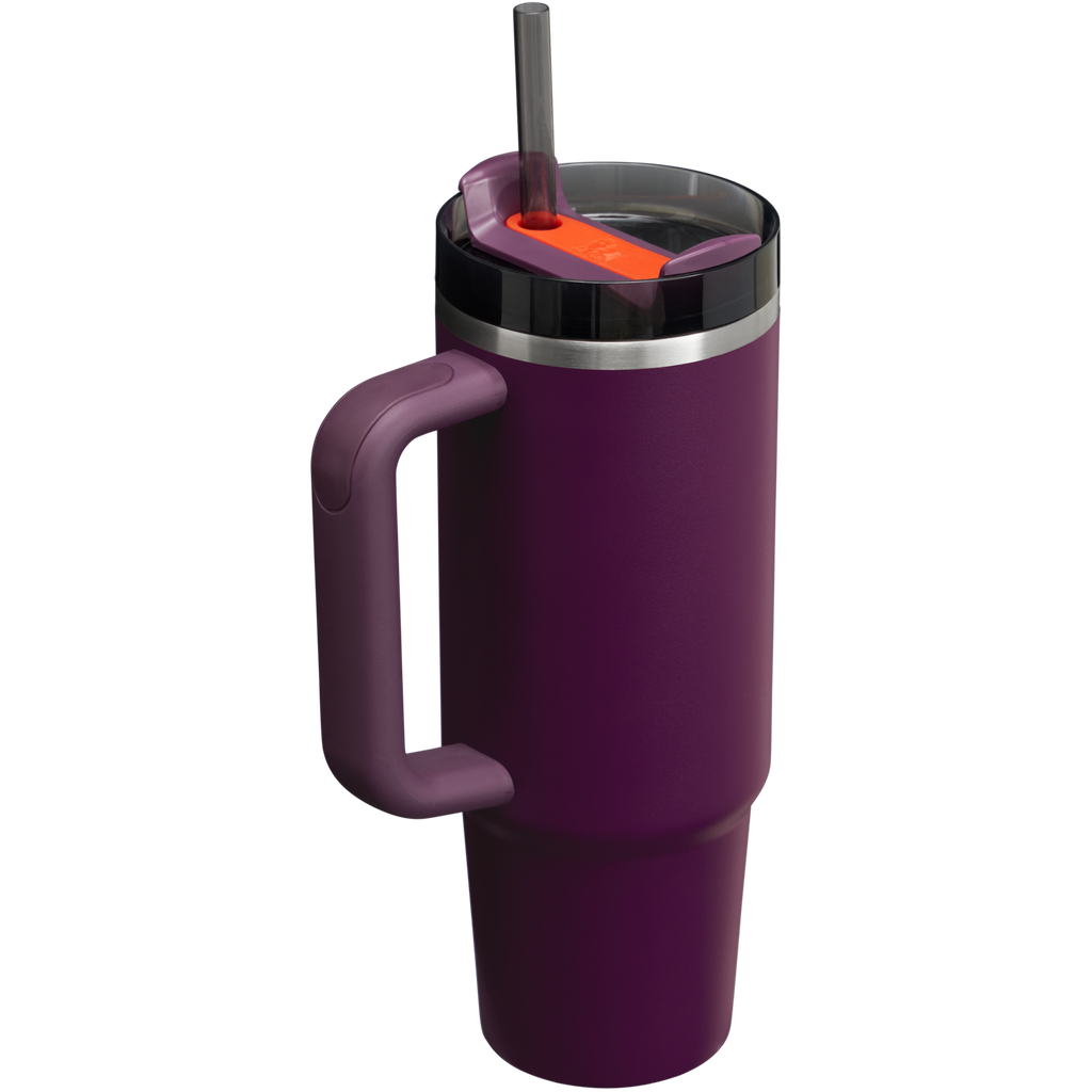 Double-Wall Vacuum The Quencher H2.0 Flowstate Tumbler | Stanley Create D331C - FlowState 3-Position Lid Insulated Travel Mug Detail