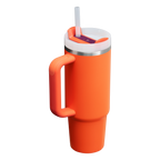 Splash-Resistant FlowState The Quencher H2.0 Flowstate Tumbler D051L - Double-Wall Vacuum Insulated Travel Tumbler with Straw Detail