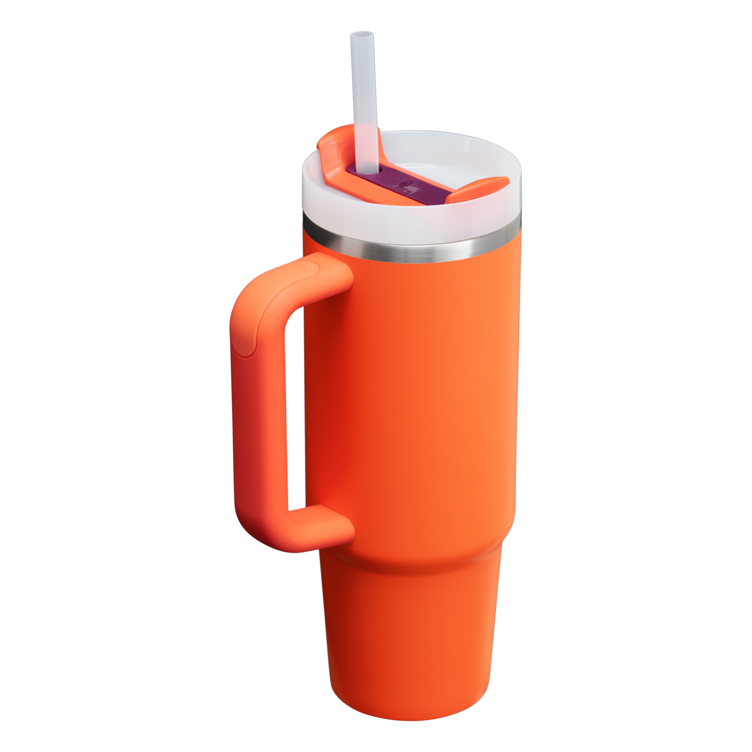 Splash-Resistant FlowState The Quencher H2.0 Flowstate Tumbler D051L - Double-Wall Vacuum Insulated Travel Tumbler with Straw Detail