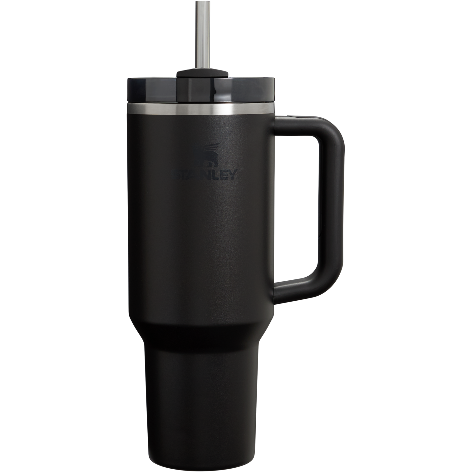 Large Capacity The Quencher H2.0 Flowstate Tumbler D050X - Double-Wall Vacuum Insulated Travel Tumbler with Straw - Black 2.0