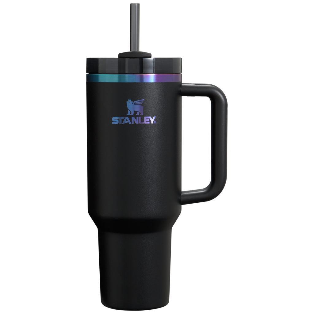 Splash-Resistant FlowState The Black Chroma Quencher H2.0 Flowstate Tumbler D252B - 40oz Large Capacity Car-Cup Friendly Quencher - Default Title