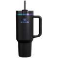Splash-Resistant FlowState The Black Chroma Quencher H2.0 Flowstate Tumbler D252B - 40oz Large Capacity Car-Cup Friendly Quencher - Default Title