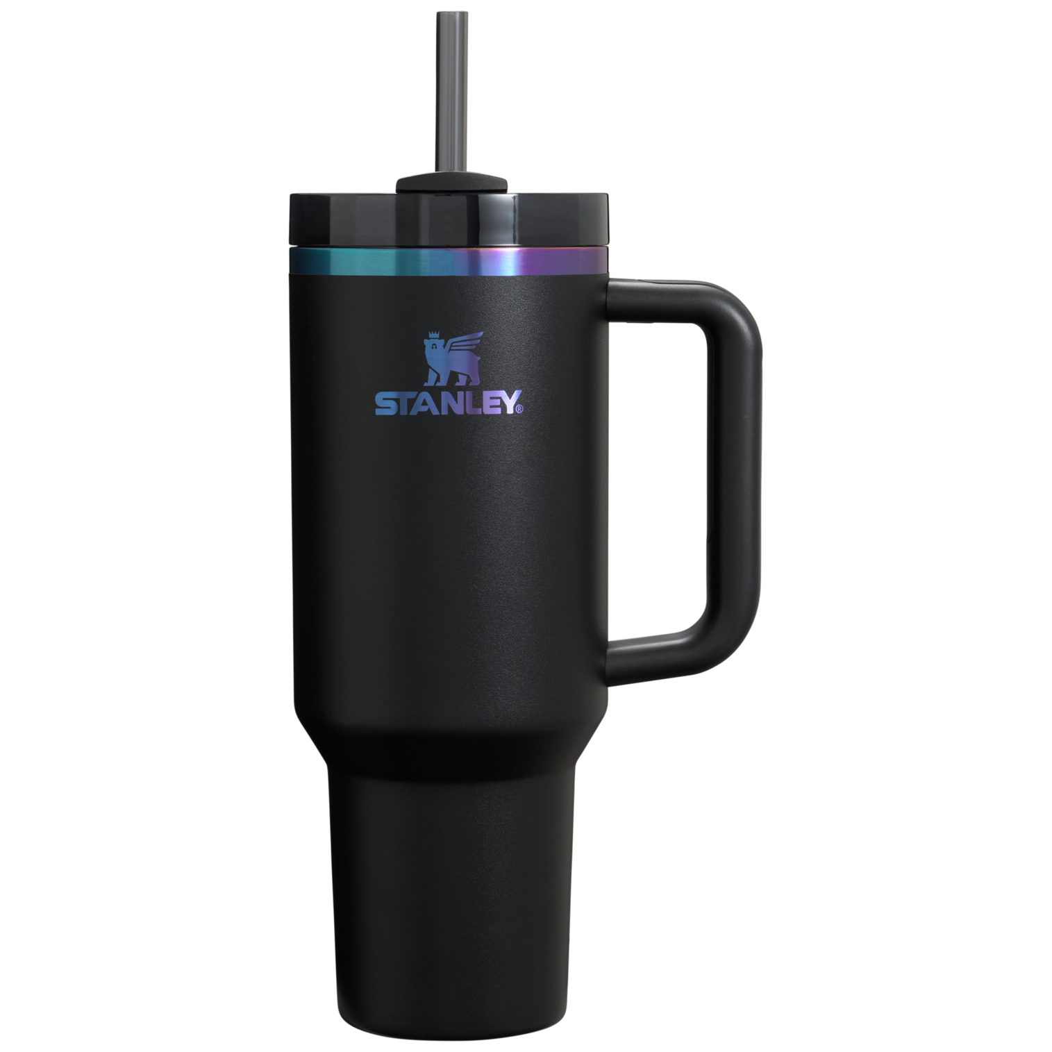 Splash-Resistant FlowState The Black Chroma Quencher H2.0 Flowstate Tumbler D252B - 40oz Large Capacity Car-Cup Friendly Quencher - Default Title