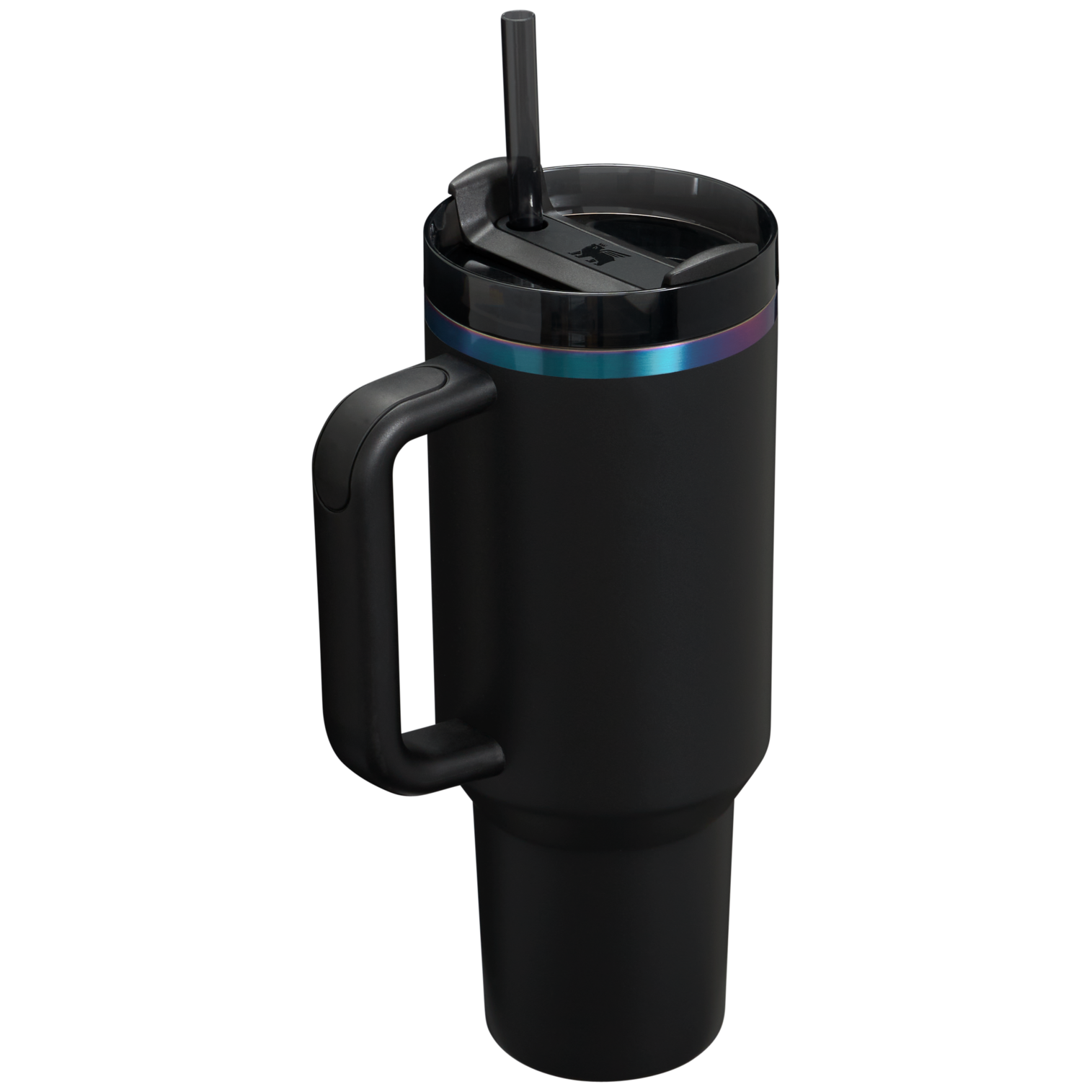 Splash-Resistant FlowState The Black Chroma Quencher H2.0 Flowstate Tumbler D252B - 40oz Large Capacity Car-Cup Friendly Quencher Detail