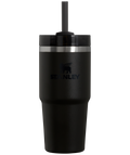 Splash-Resistant FlowState The Quencher H2.0 Flowstate Tumbler  | Stanley Create D329E - Double-Wall Vacuum Insulated Travel Tumbler with Straw - Pomelo