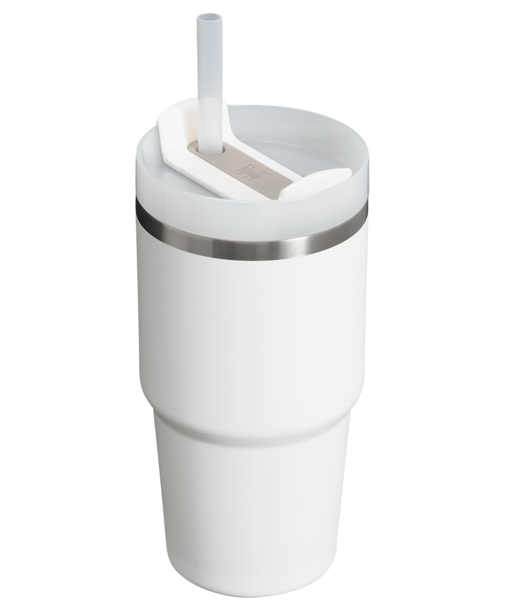Large Capacity The Quencher H2.0 Flowstate Tumbler | Stanley Create D330L - Double-Wall Vacuum Insulated Travel Tumbler with Straw Detail