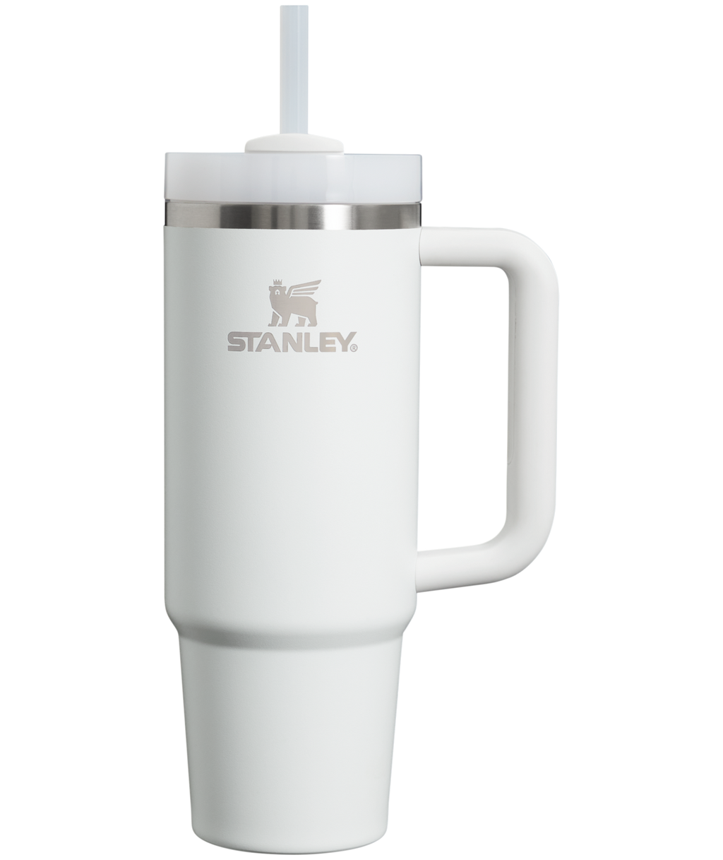 Double-Wall Vacuum The Quencher H2.0 Flowstate Tumbler | Stanley Create D331C - FlowState 3-Position Lid Insulated Travel Mug - Frost